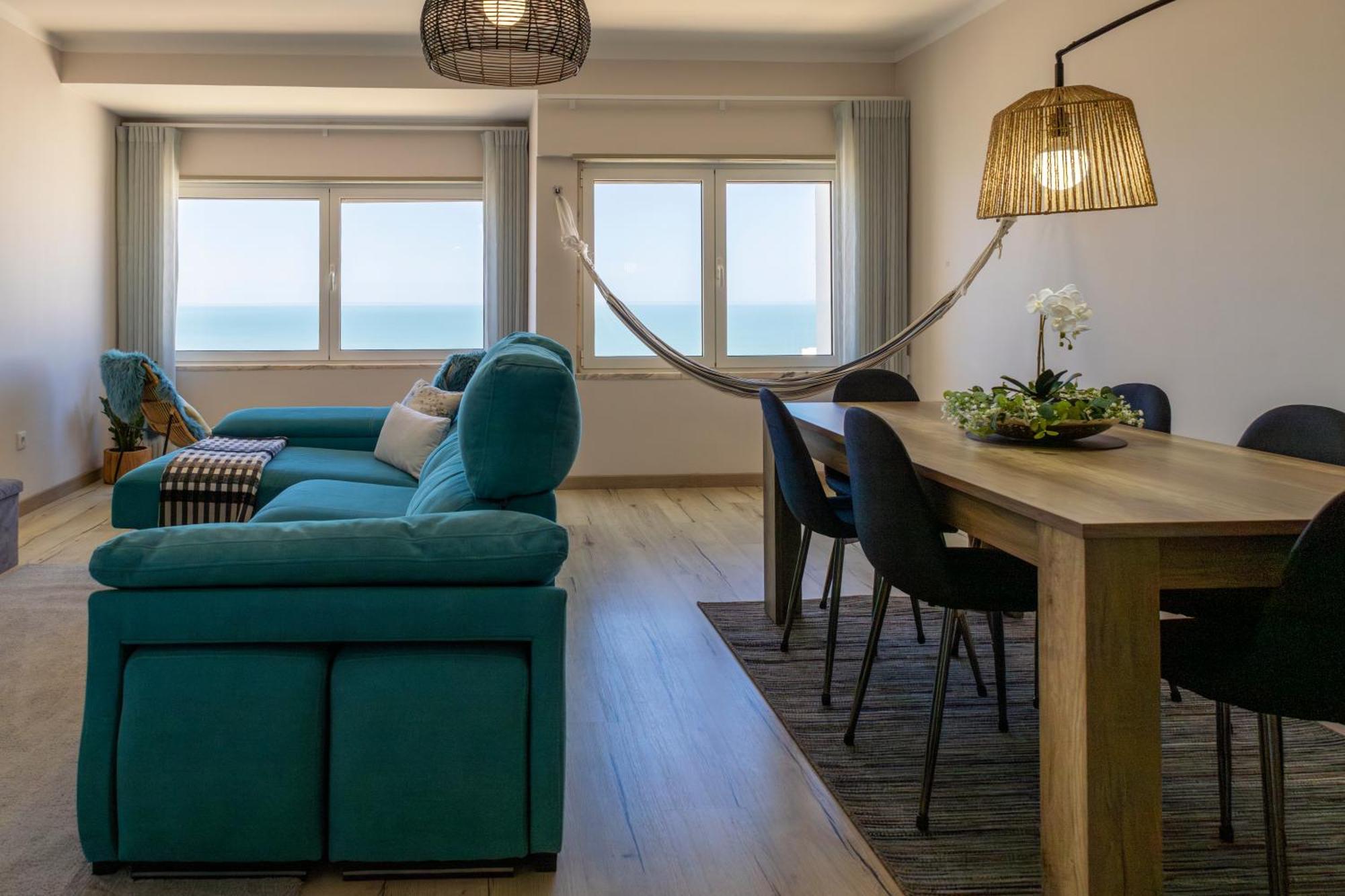 Apartment Blue House In Santa Cruz With Sea View